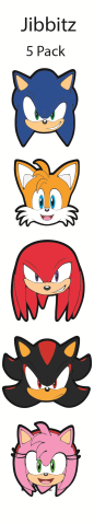 Sonic The Hedgehog 5 Pack
