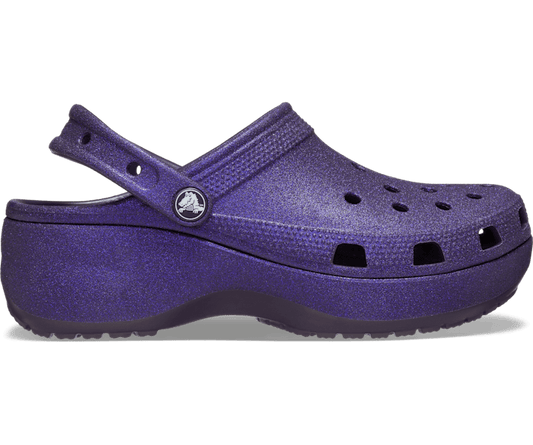 Classic Platform Glitter Clog