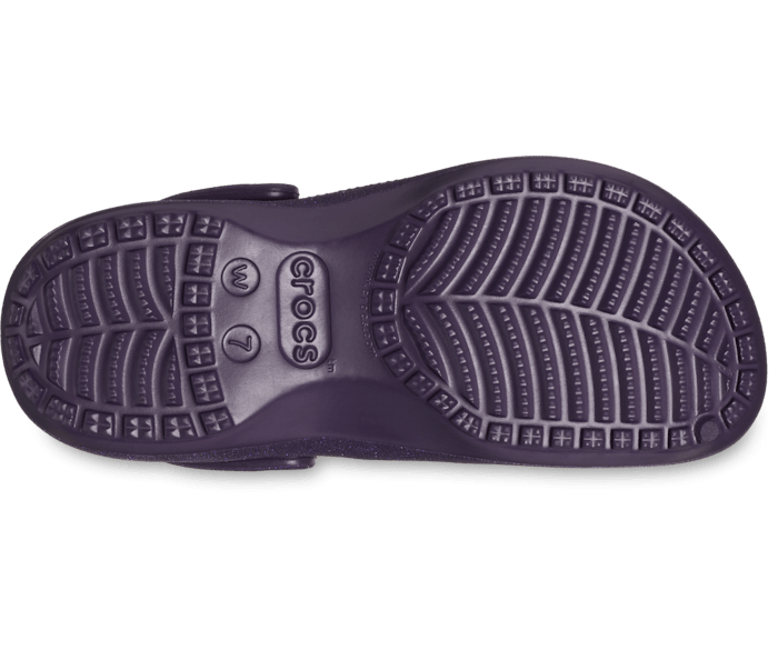 Classic Platform Glitter Clog