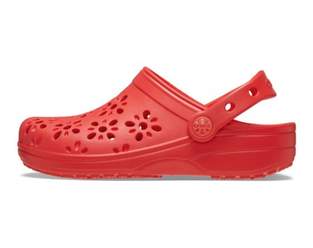 Kids' Classic Floral Cut Out Clog
