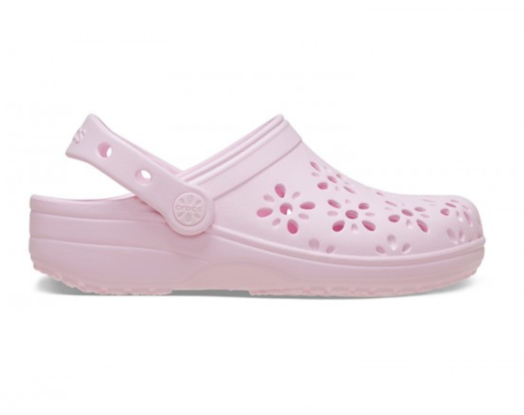 Kids' Classic Floral Cut Out Clog