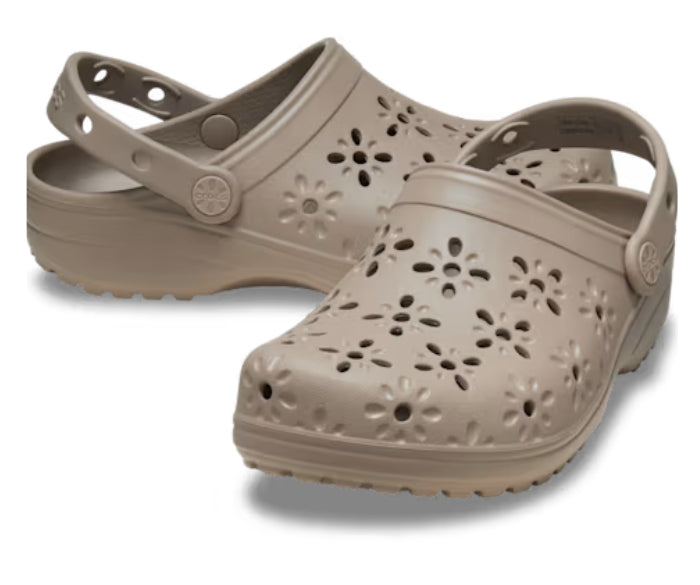 Classic Floral Cut-Out Clog