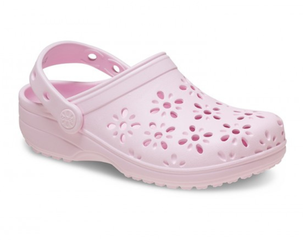 Kids' Classic Floral Cut Out Clog