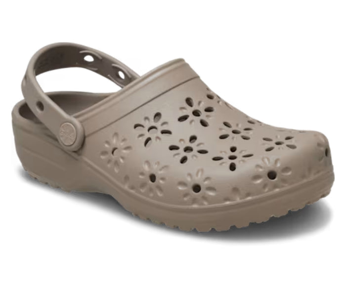 Classic Floral Cut-Out Clog