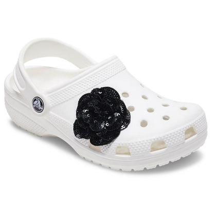 Black Sequin Flower