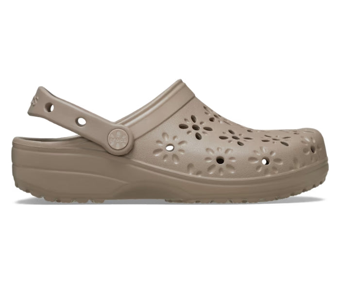 Classic Floral Cut-Out Clog