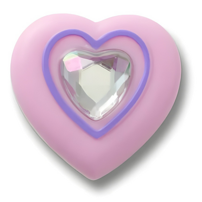 Pink Heart with Gem