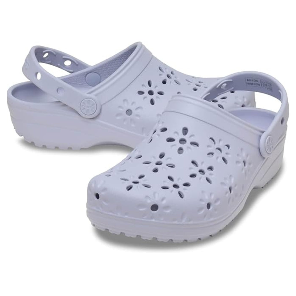 Classic Floral Cut-Out Clog