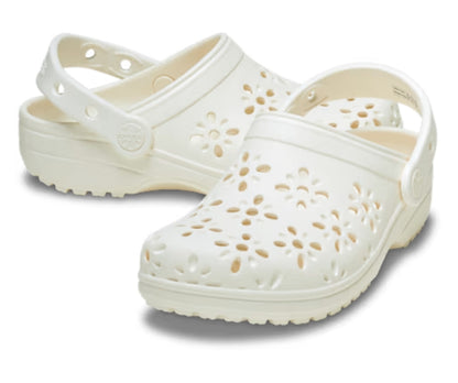 Classic Floral Cut-Out Clog