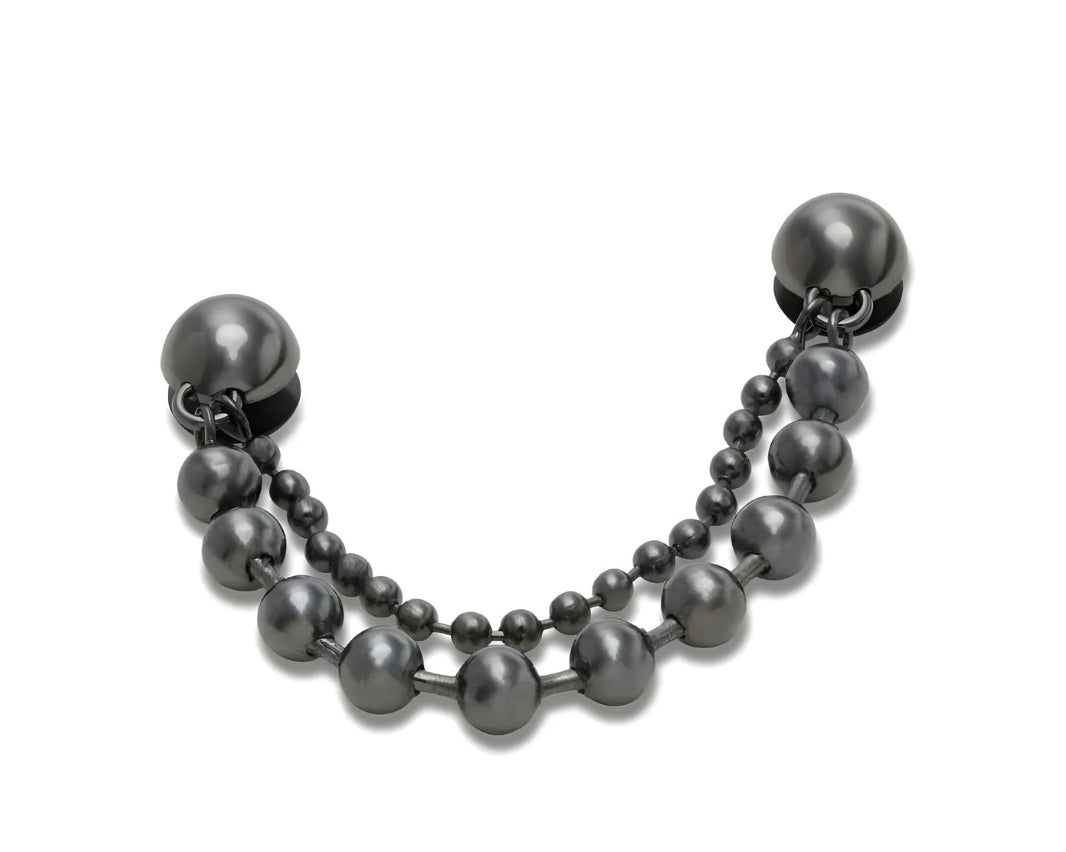 Double Black Gem Chain