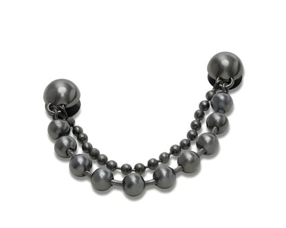 Double Black Gem Chain