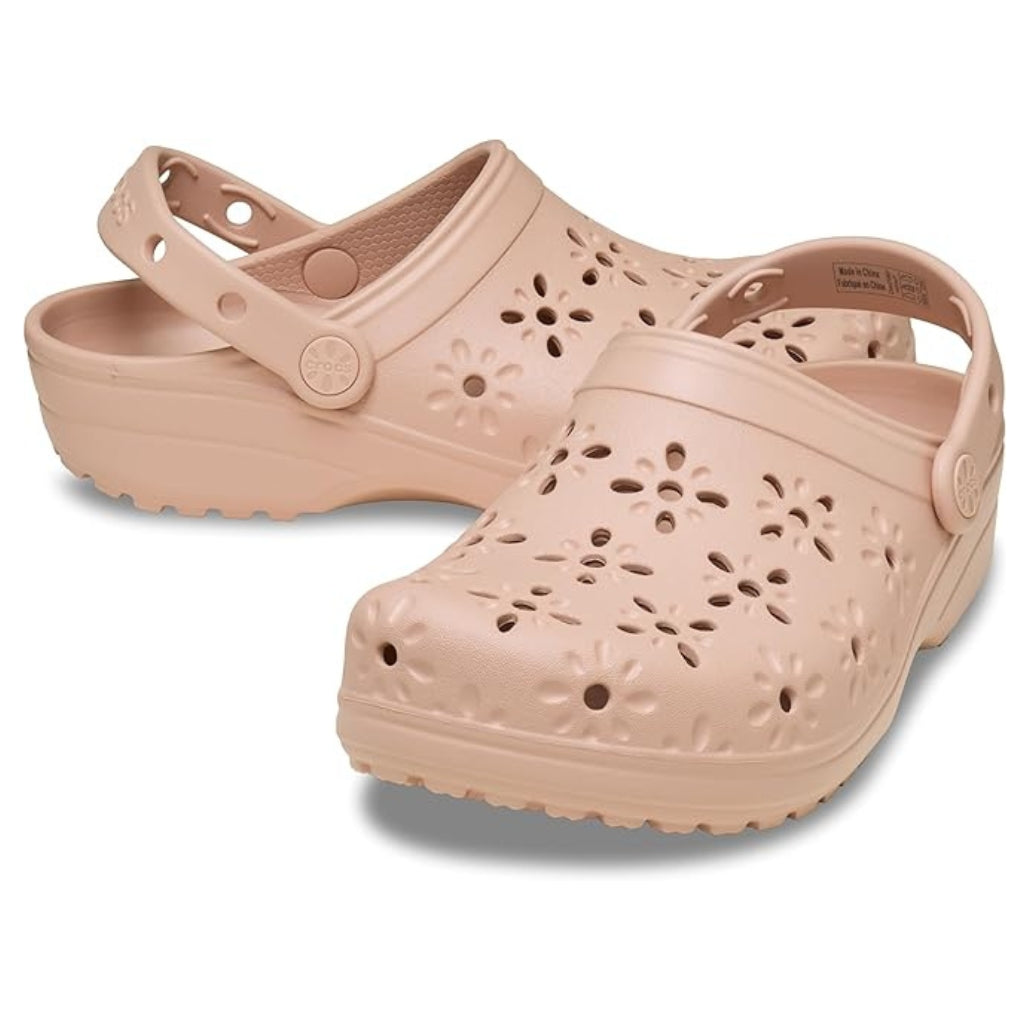 Classic Floral Cut-Out Clog