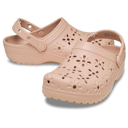 Classic Floral Cut-Out Clog