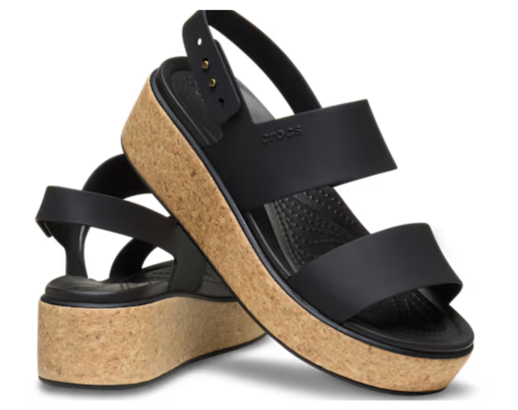 Brooklyn Cork Low Wedge Sandal