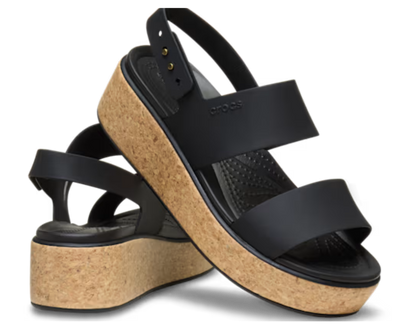 Brooklyn Cork Low Wedge Sandal