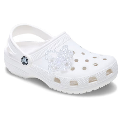 White Pearl Beaded Floral