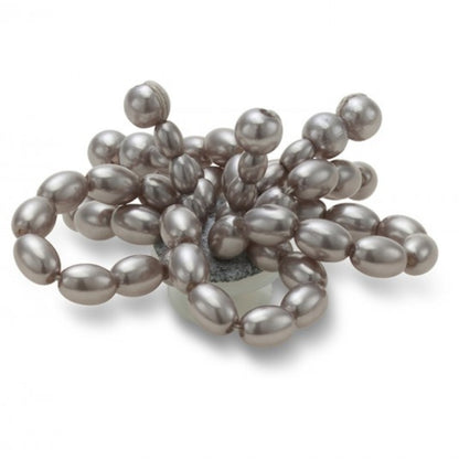 Black Pearl Beaded Floral