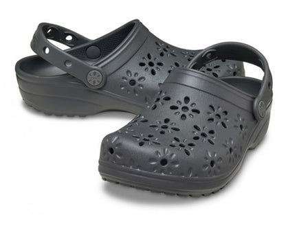 Classic Floral Cut-Out Clog