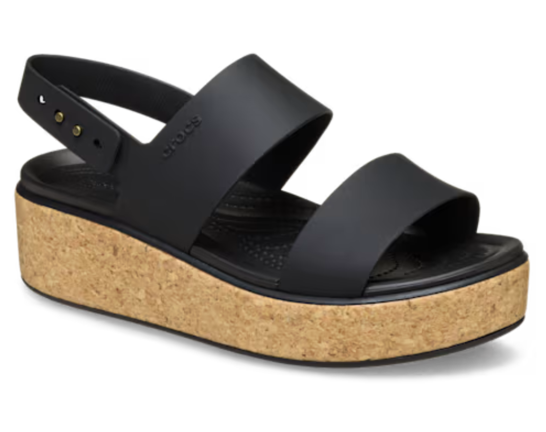 Brooklyn Cork Low Wedge Sandal