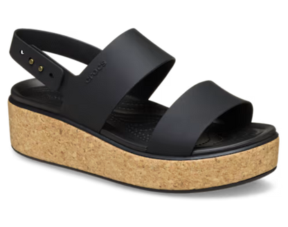 Brooklyn Cork Low Wedge Sandal