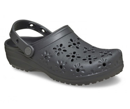 Classic Floral Cut-Out Clog