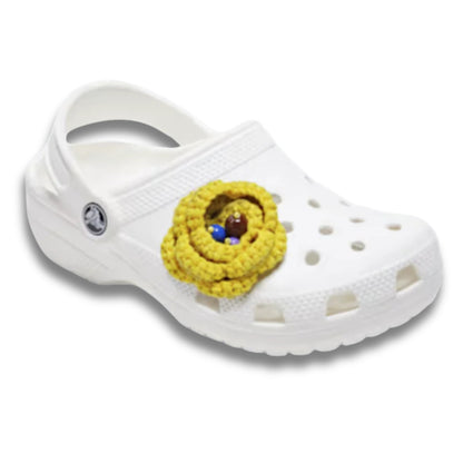 Yellow Crochet Floral
