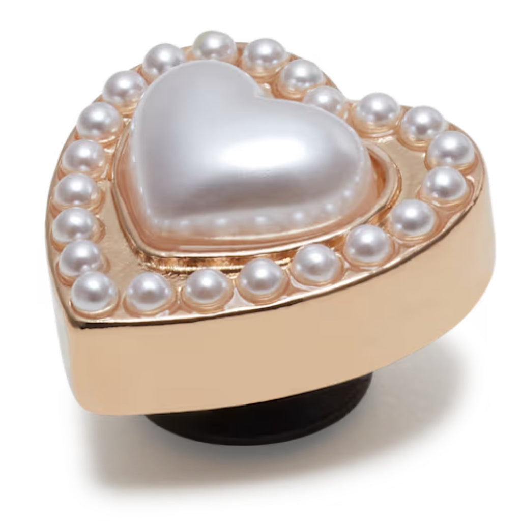Gold Pearl Heart