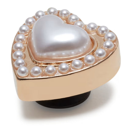 Gold Pearl Heart