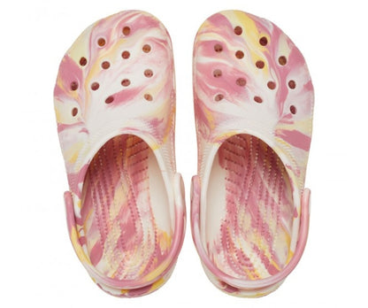 Kids Classic Glow Marbled Clog