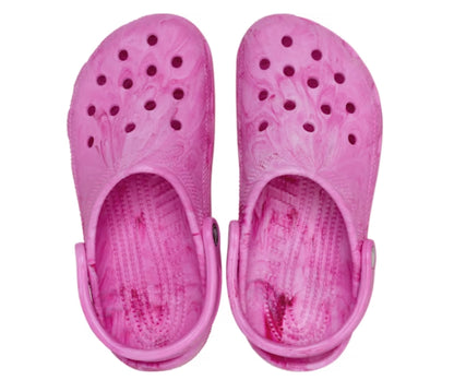 Kids Classic Watercolor Marbled Clog