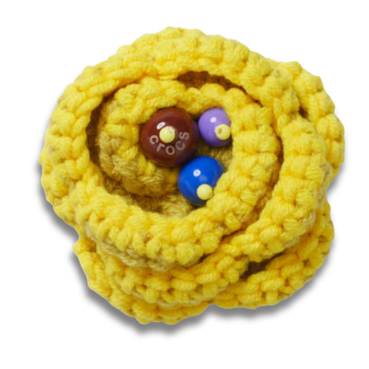Yellow Crochet Floral