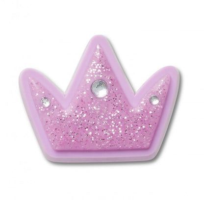 Tiny Purple Glitter Crown