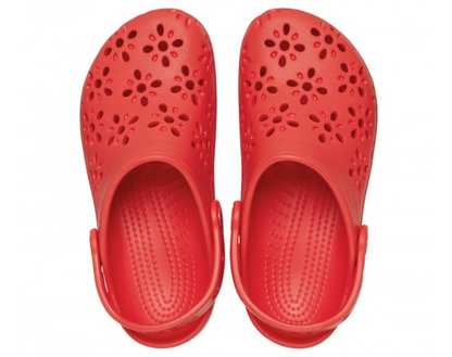 Kids' Classic Floral Cut Out Clog