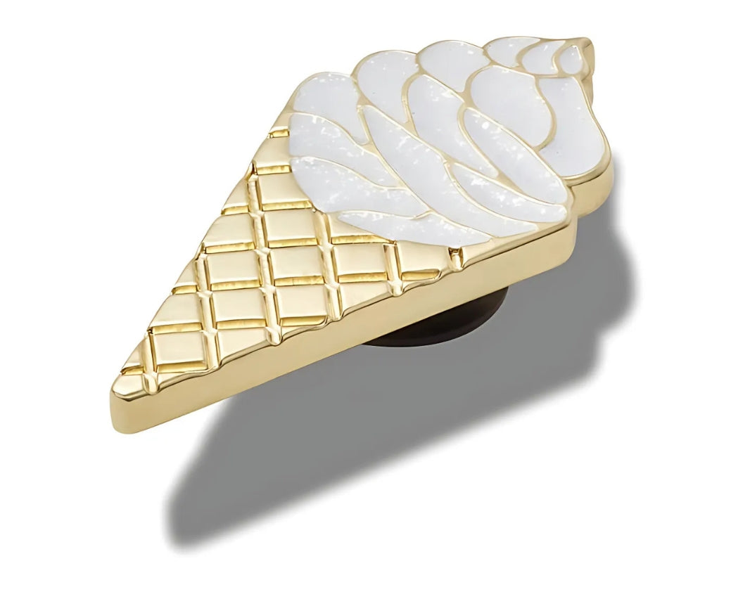 Gold Vanilla Waffle Cone