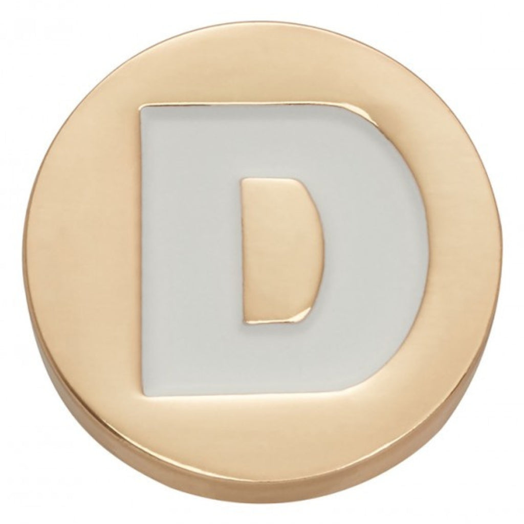 Gold Letter D