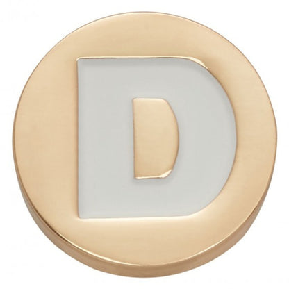 Gold Letter D