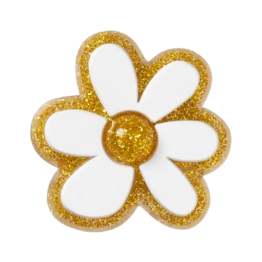 Gold And White Floral
